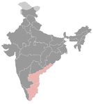 India • |1570/1802| • Nayak of Kalahasti dynasty: map